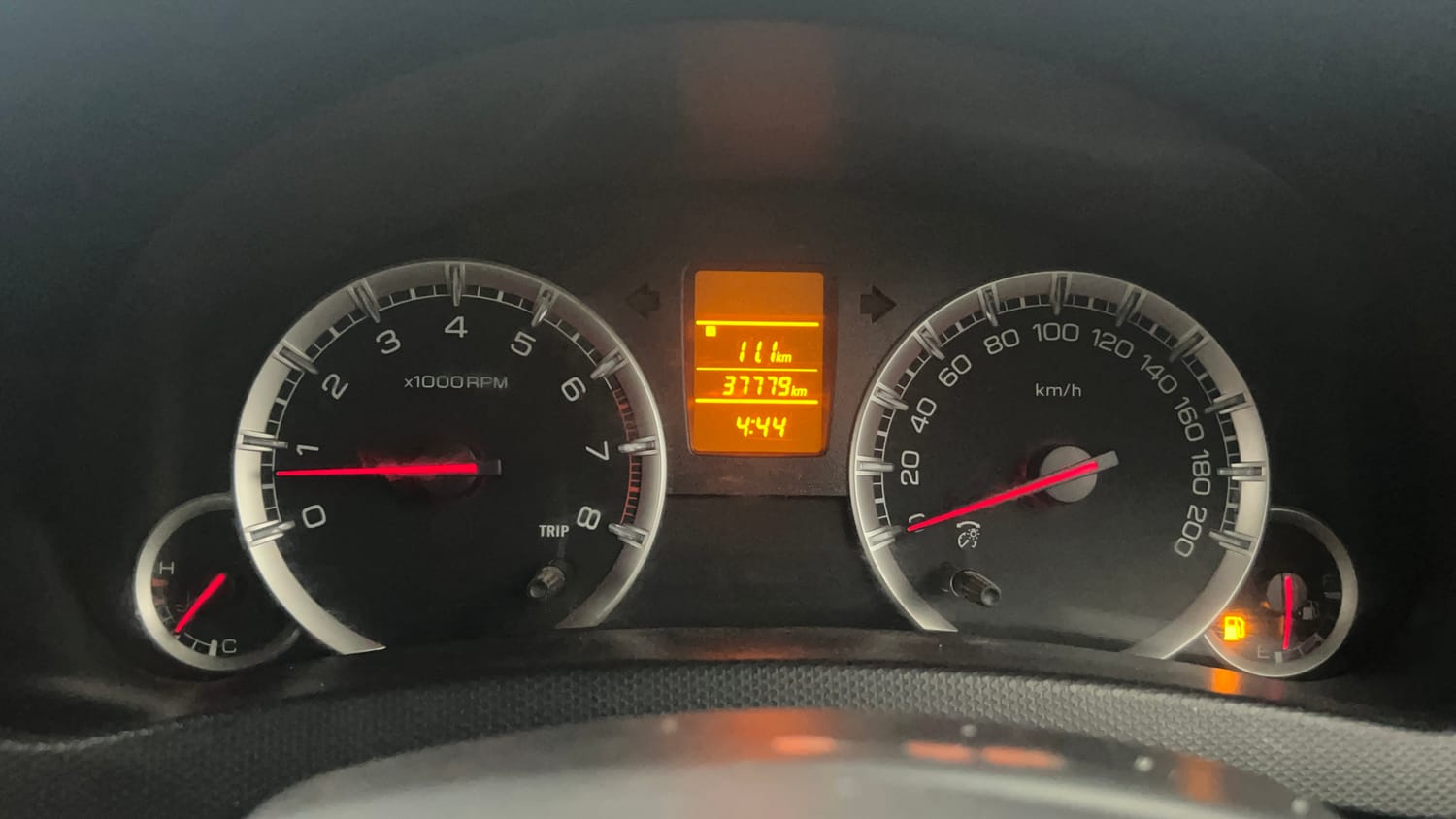 Used 2016 Maruti Suzuki Swift VXi Petrol Manual interior CLUSTERMETER VIEW
