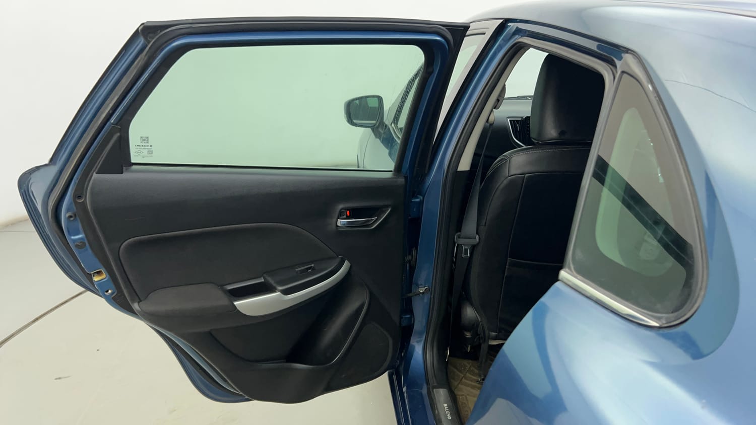 Used 2018 Maruti Suzuki Baleno Zeta 1.2 AT Petrol Automatic interior LEFT REAR DOOR OPEN VIEW