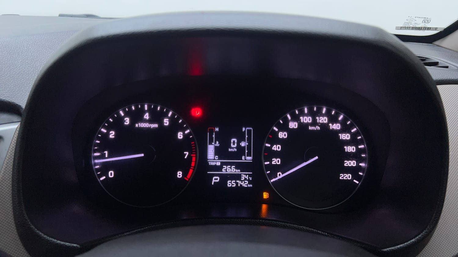 Used 2017 Hyundai Creta SX Plus 1.6 AT Petrol Petrol Automatic interior CLUSTERMETER VIEW