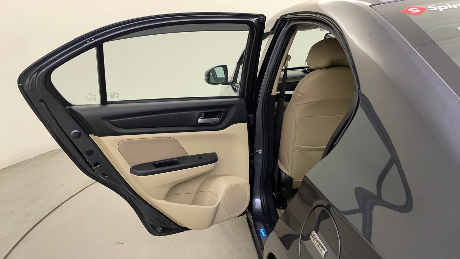 Used 2023 Honda Amaze VX 1.2 Petrol CVT Petrol Automatic interior LEFT REAR DOOR OPEN VIEW