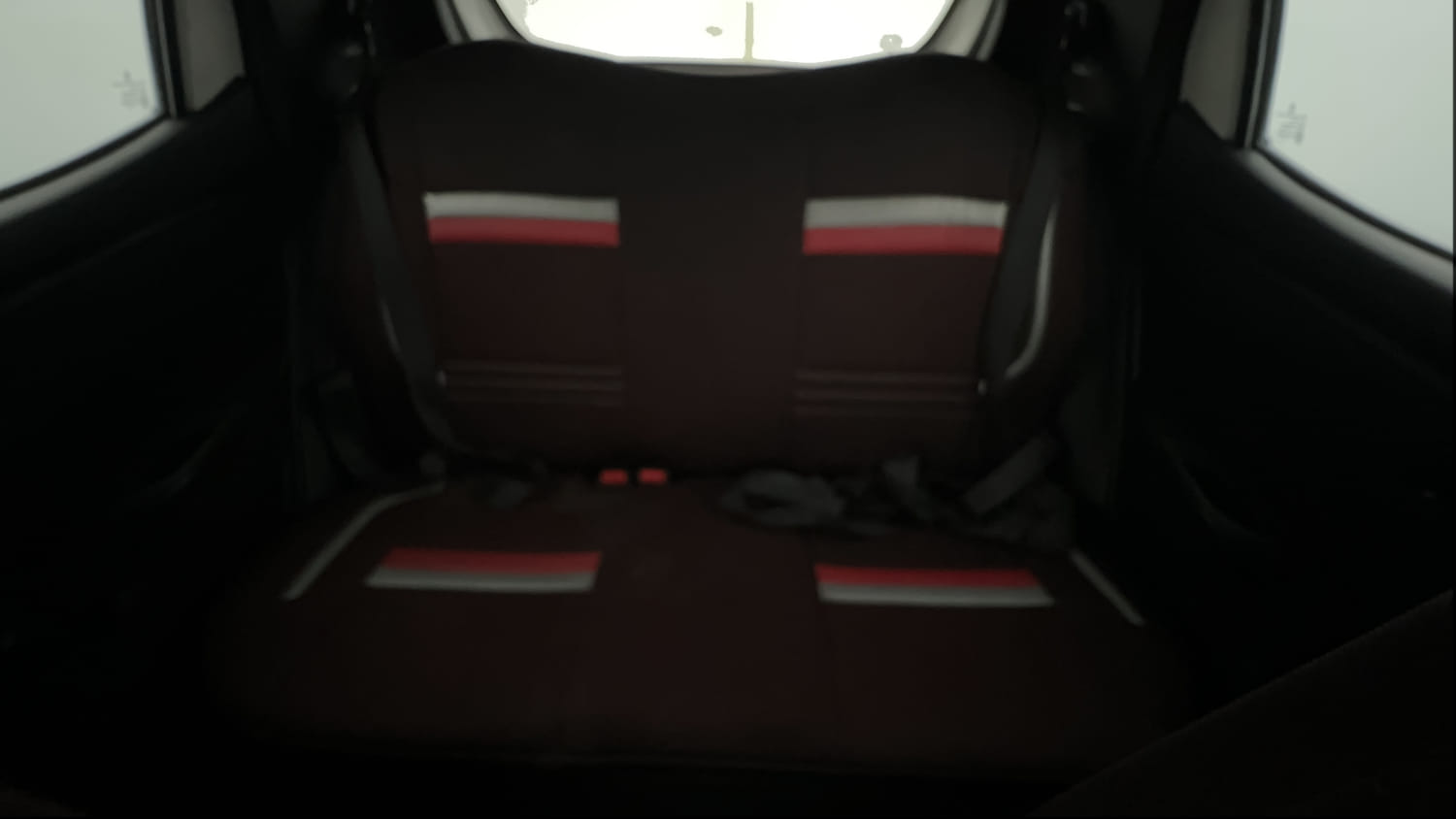Used 2017 Renault Kwid 1.0 RXT Petrol Manual interior REAR SEAT CONDITION VIEW