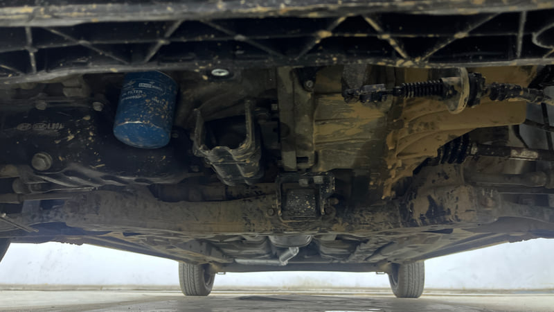 Used 2016 Hyundai Grand i10 Sportz 1.2 Kappa VTVT Petrol Manual extra FRONT LEFT UNDERBODY VIEW