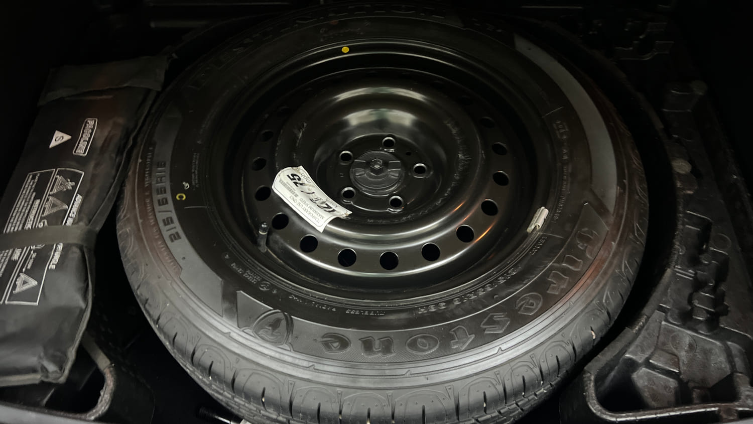 Used 2018 Jeep Compass Limited 1.4 Petrol AT Petrol Automatic tyres SPARE TYRE VIEW
