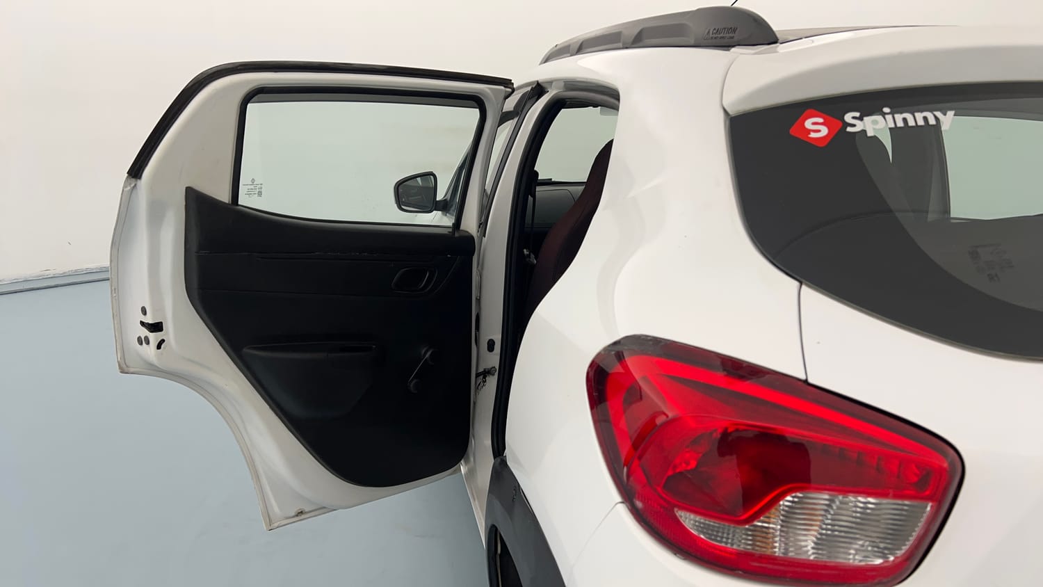 Used 2017 Renault Kwid 1.0 RXT Petrol Manual interior LEFT REAR DOOR OPEN VIEW