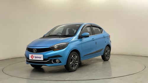 Used 2017 Tata Tigor Revotron XZ (O) Petrol Manual exterior LEFT FRONT CORNER VIEW