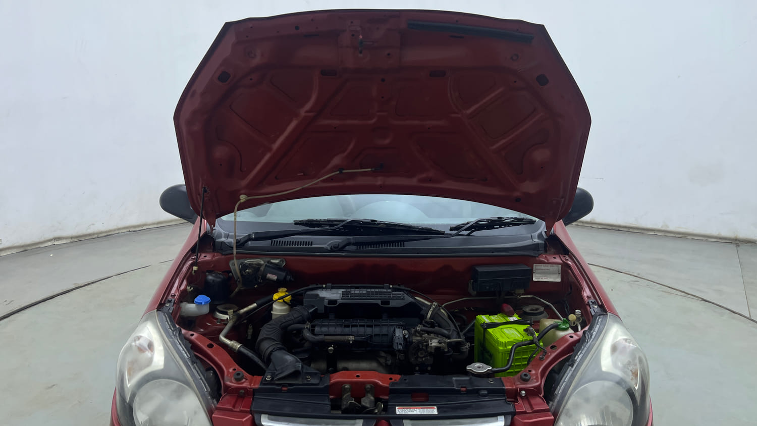 Used 2015 Maruti Suzuki Alto 800 Lxi Petrol Manual engine ENGINE & BONNET OPEN FRONT VIEW