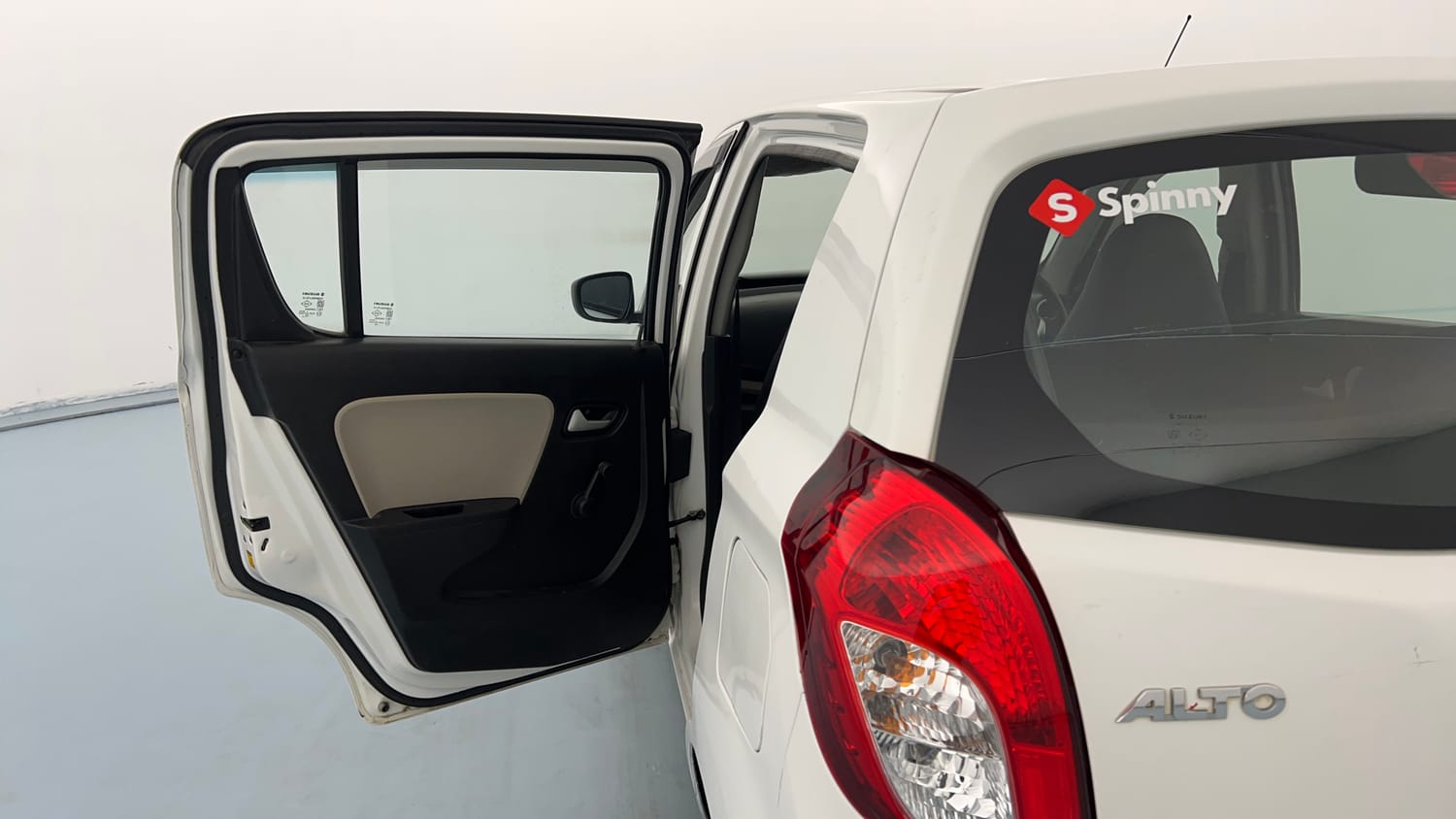 Used 2021 Maruti Suzuki Alto 800 VXi Petrol Manual interior LEFT REAR DOOR OPEN VIEW