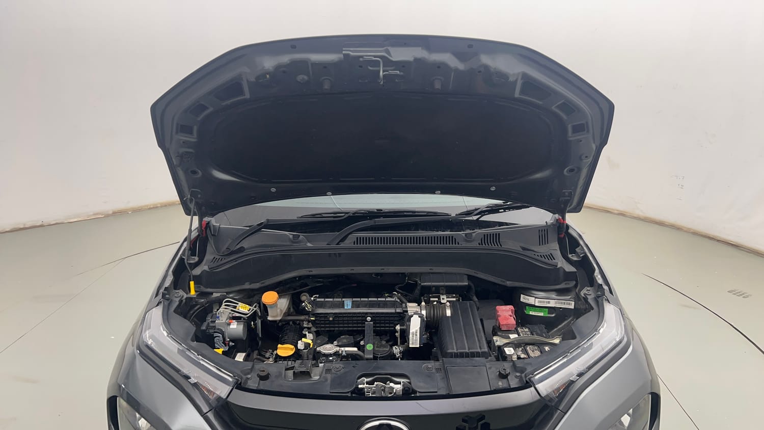 Used 2024 Tata Punch Pure MT Petrol Manual engine ENGINE & BONNET OPEN FRONT VIEW
