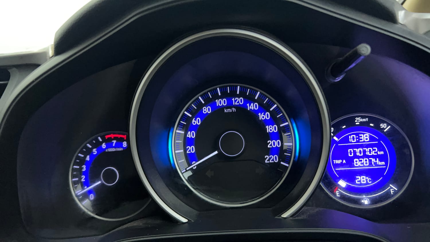 Used 2015 Honda Jazz V Petrol Petrol Manual interior CLUSTERMETER VIEW