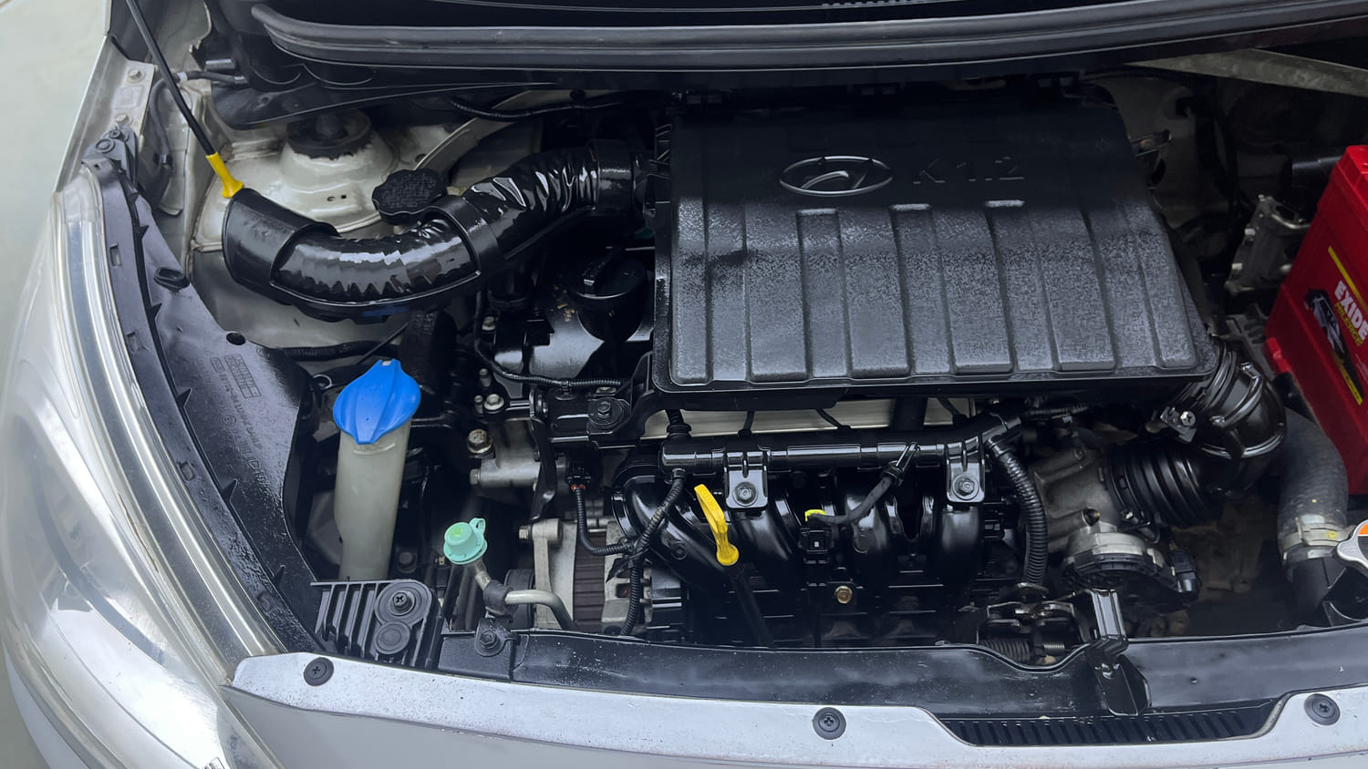 Used 2016 Hyundai Grand i10 Sportz 1.2 Kappa VTVT Petrol Manual engine ENGINE RIGHT SIDE VIEW