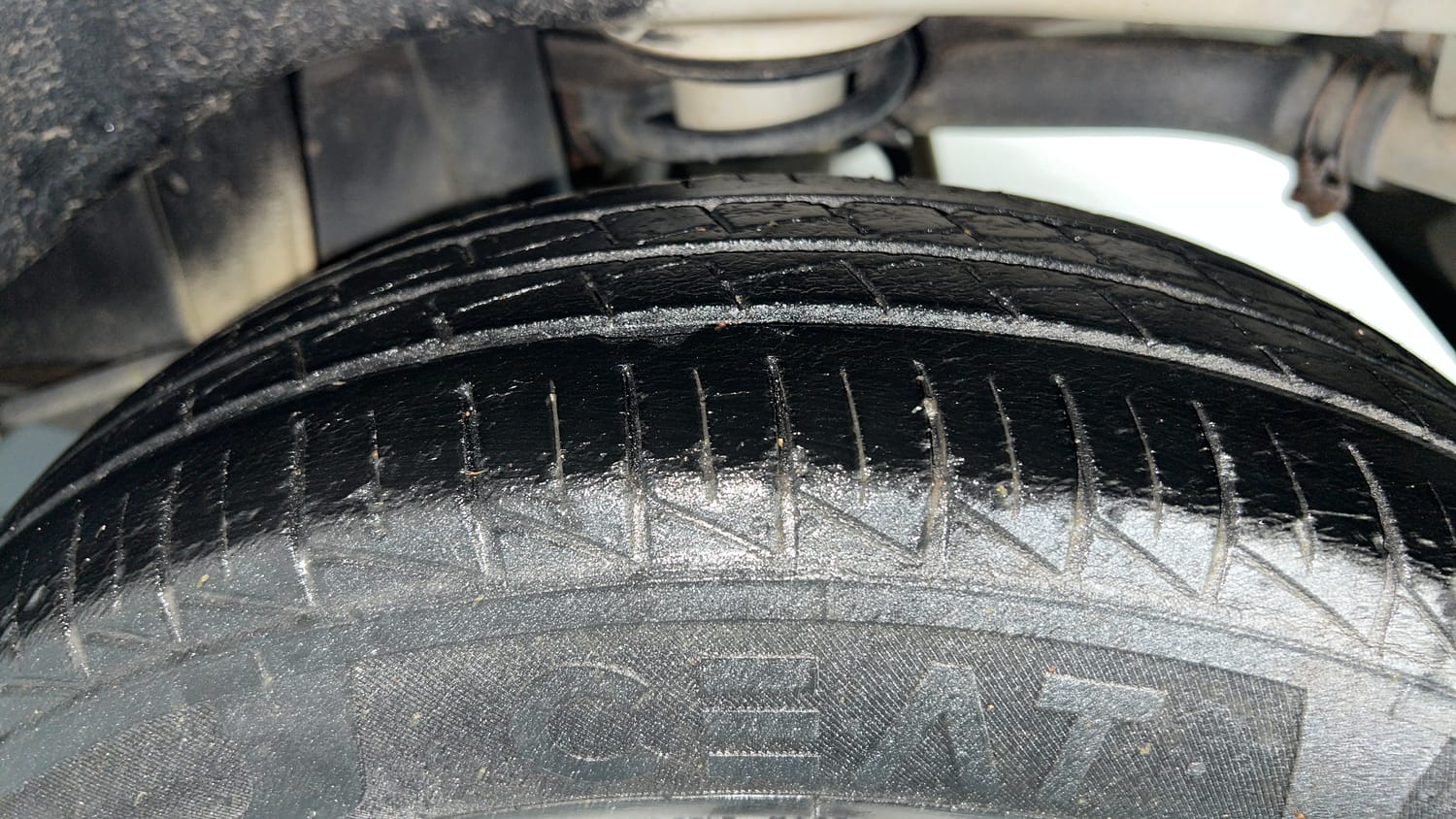 Used 2021 Maruti Suzuki Alto 800 VXi Petrol Manual tyres LEFT REAR TYRE TREAD VIEW