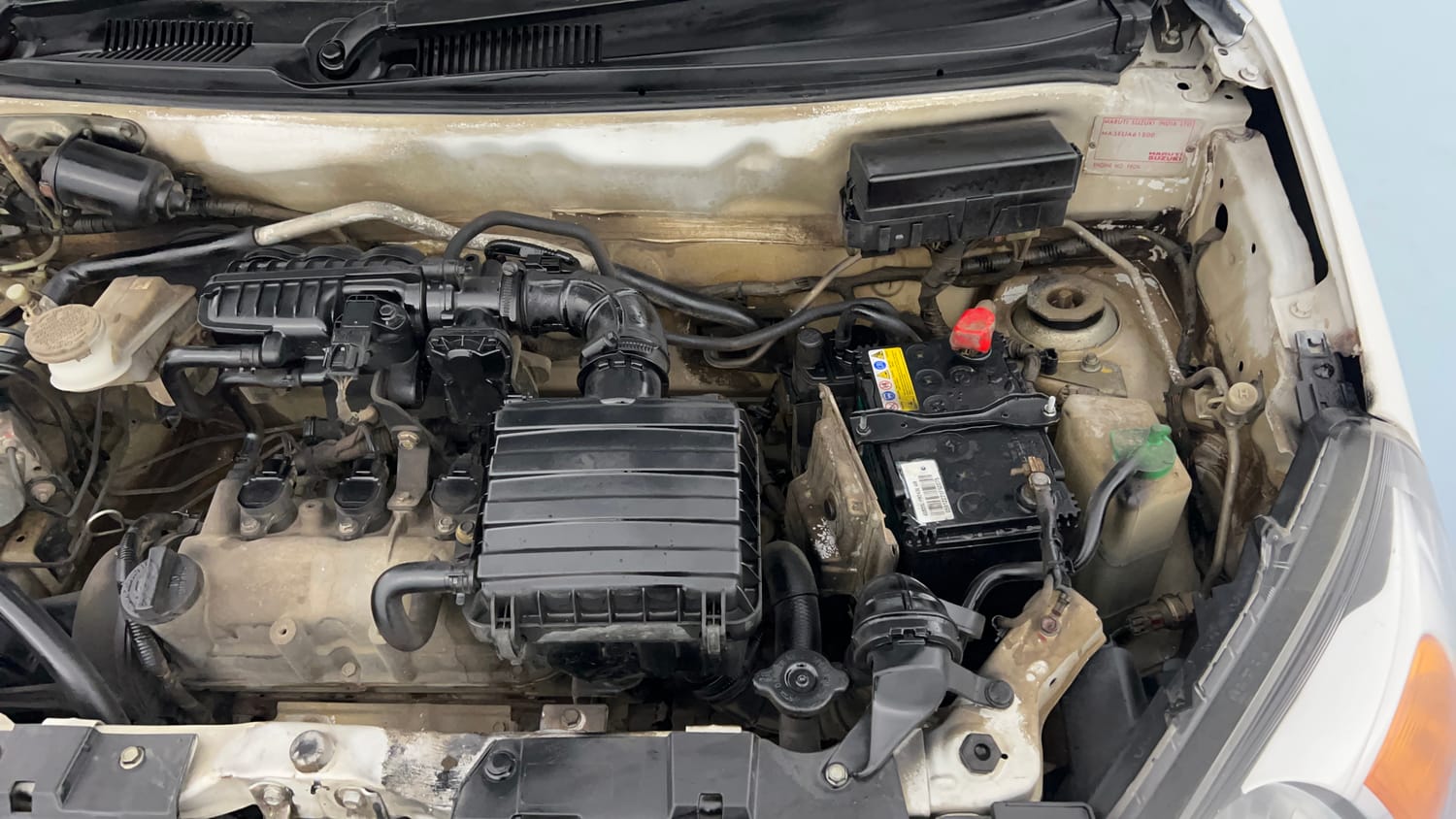 Used 2021 Maruti Suzuki Alto 800 VXi Petrol Manual engine ENGINE LEFT SIDE VIEW