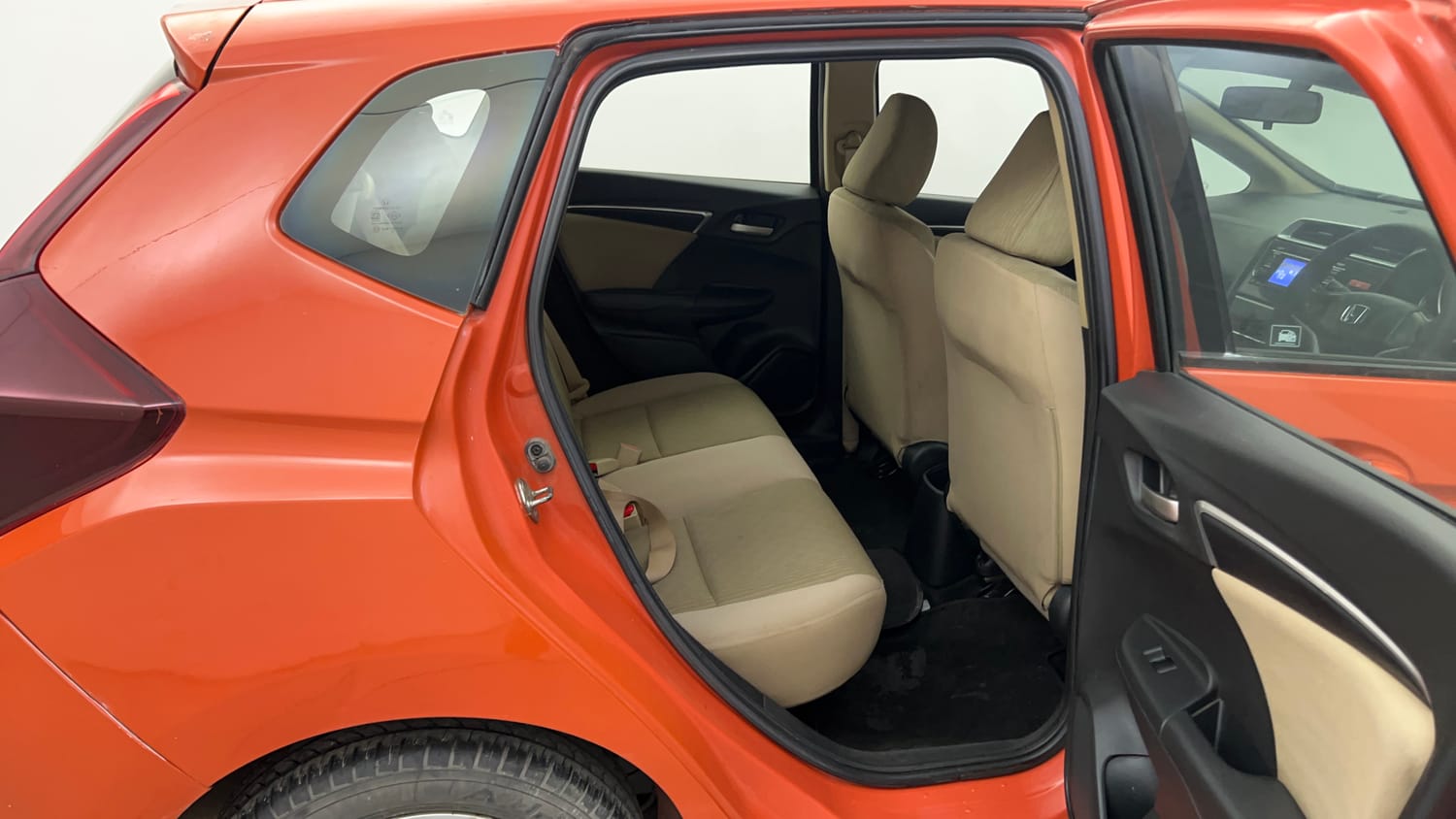 Used 2015 Honda Jazz V Petrol Petrol Manual interior RIGHT SIDE REAR DOOR CABIN VIEW