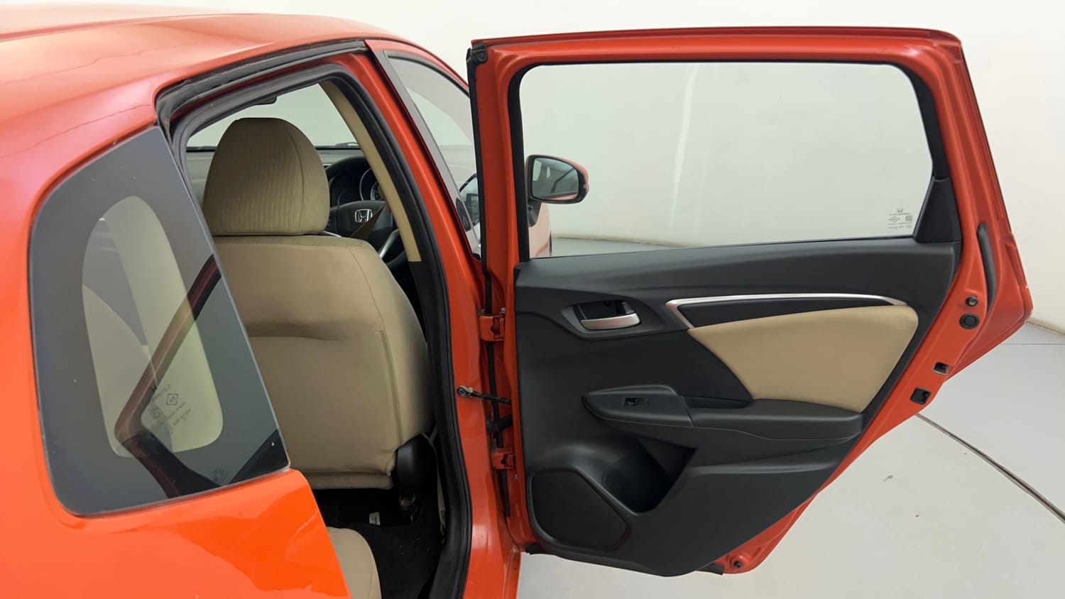 Used 2015 Honda Jazz V Petrol Petrol Manual interior RIGHT REAR DOOR OPEN VIEW