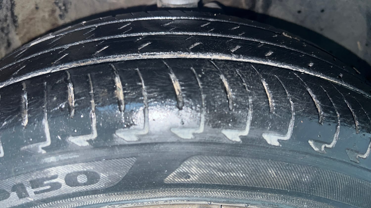 Used 2017 Maruti Suzuki Ignis Delta 1.2 MT Petrol Manual tyres RIGHT FRONT TYRE TREAD VIEW