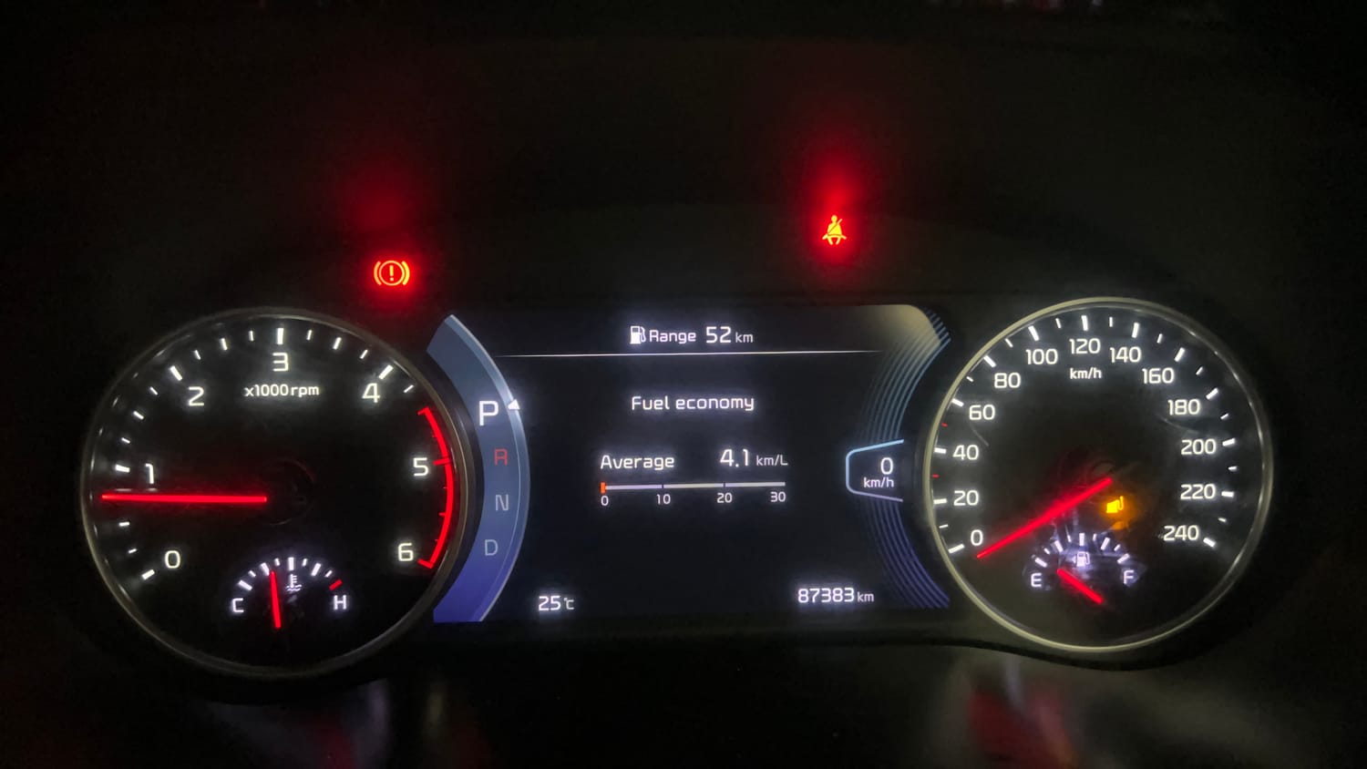 Used 2020 Kia Seltos GTX Plus AT 1.5 Diesel Diesel Automatic interior CLUSTERMETER VIEW