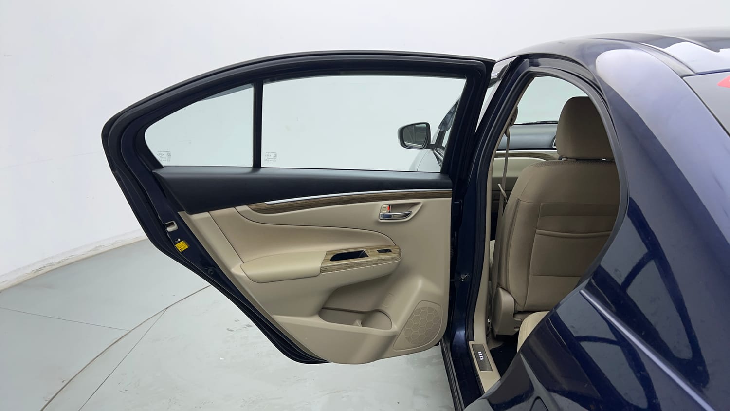 Used 2022 Maruti Suzuki Ciaz Zeta 1.5 Petrol Manual interior LEFT REAR DOOR OPEN VIEW