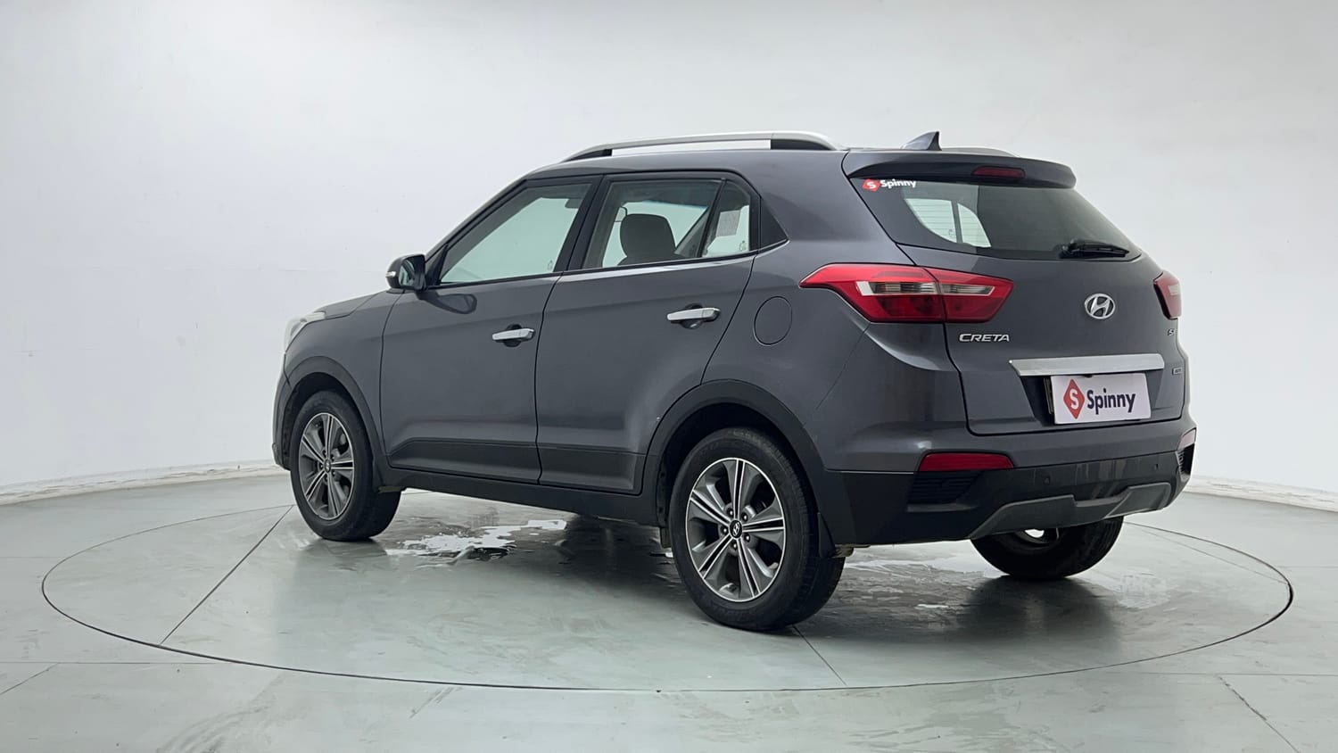 Used 2017 Hyundai Creta SX Plus 1.6 AT Petrol Petrol Automatic exterior LEFT REAR CORNER VIEW