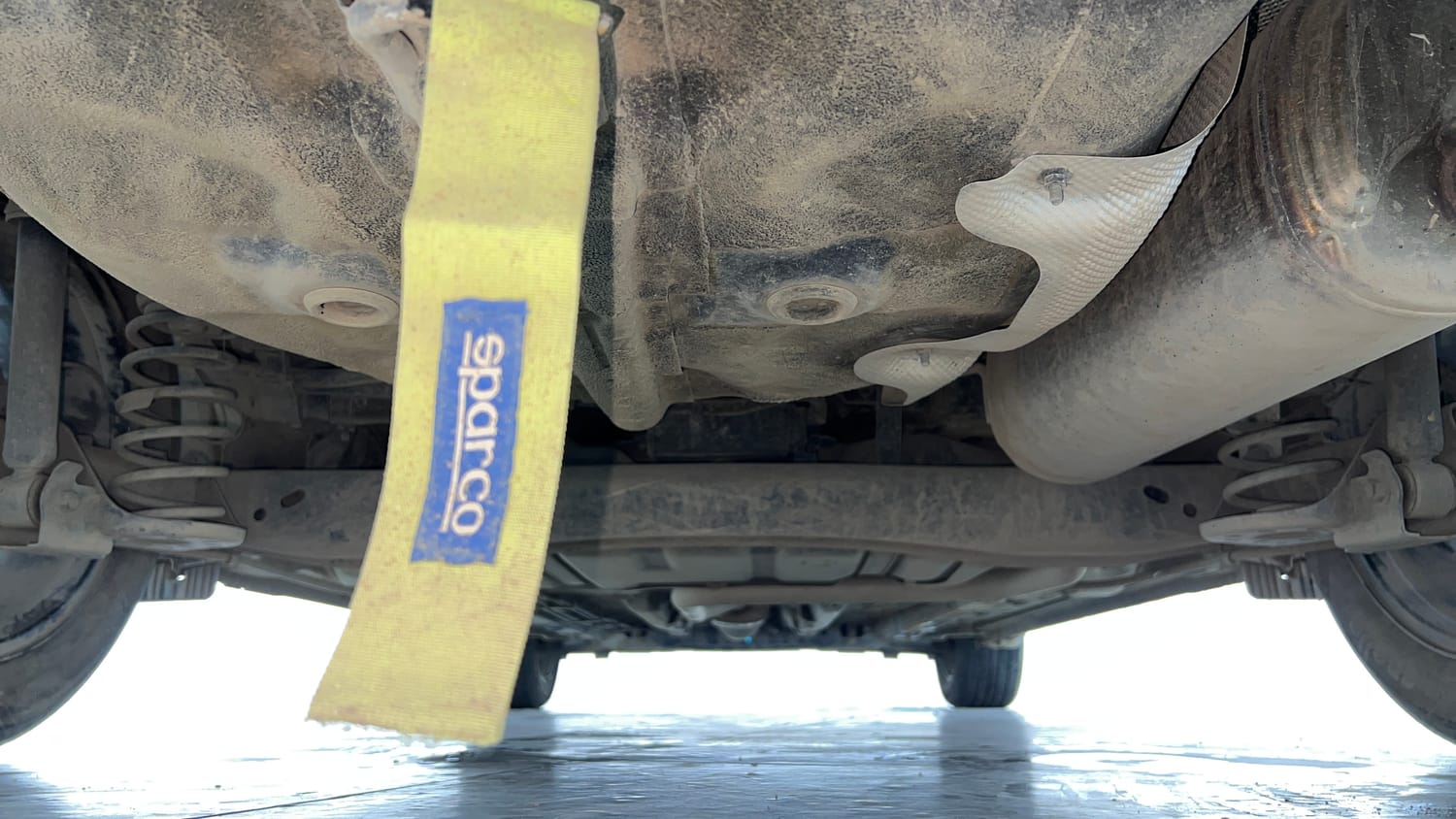 Used 2024 Hyundai Verna SX (O)1.5 Petrol MT Petrol Manual extra REAR UNDERBODY VIEW (TAKEN FROM REAR)