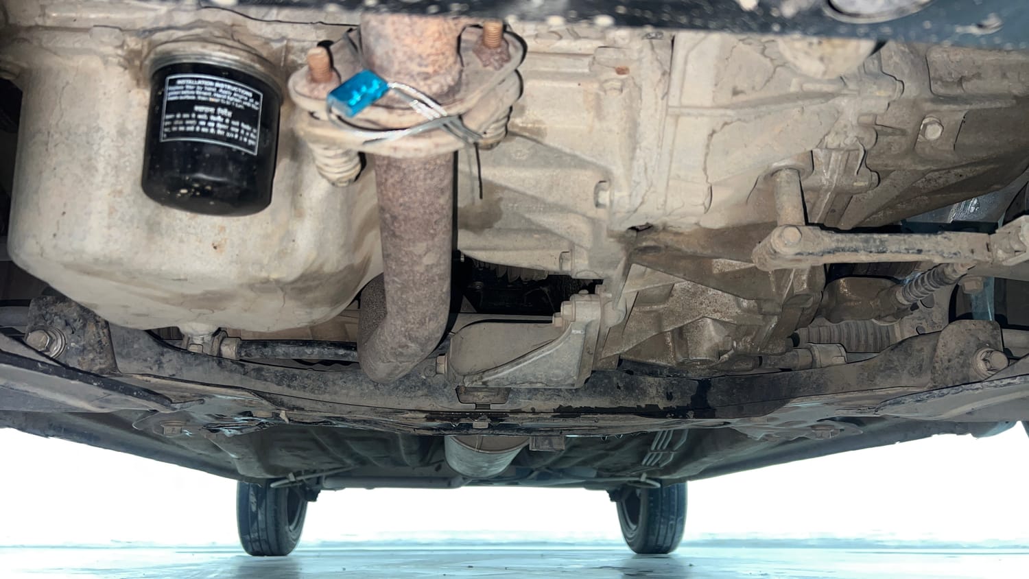Used 2017 Maruti Suzuki Ignis Delta 1.2 MT Petrol Manual extra FRONT LEFT UNDERBODY VIEW
