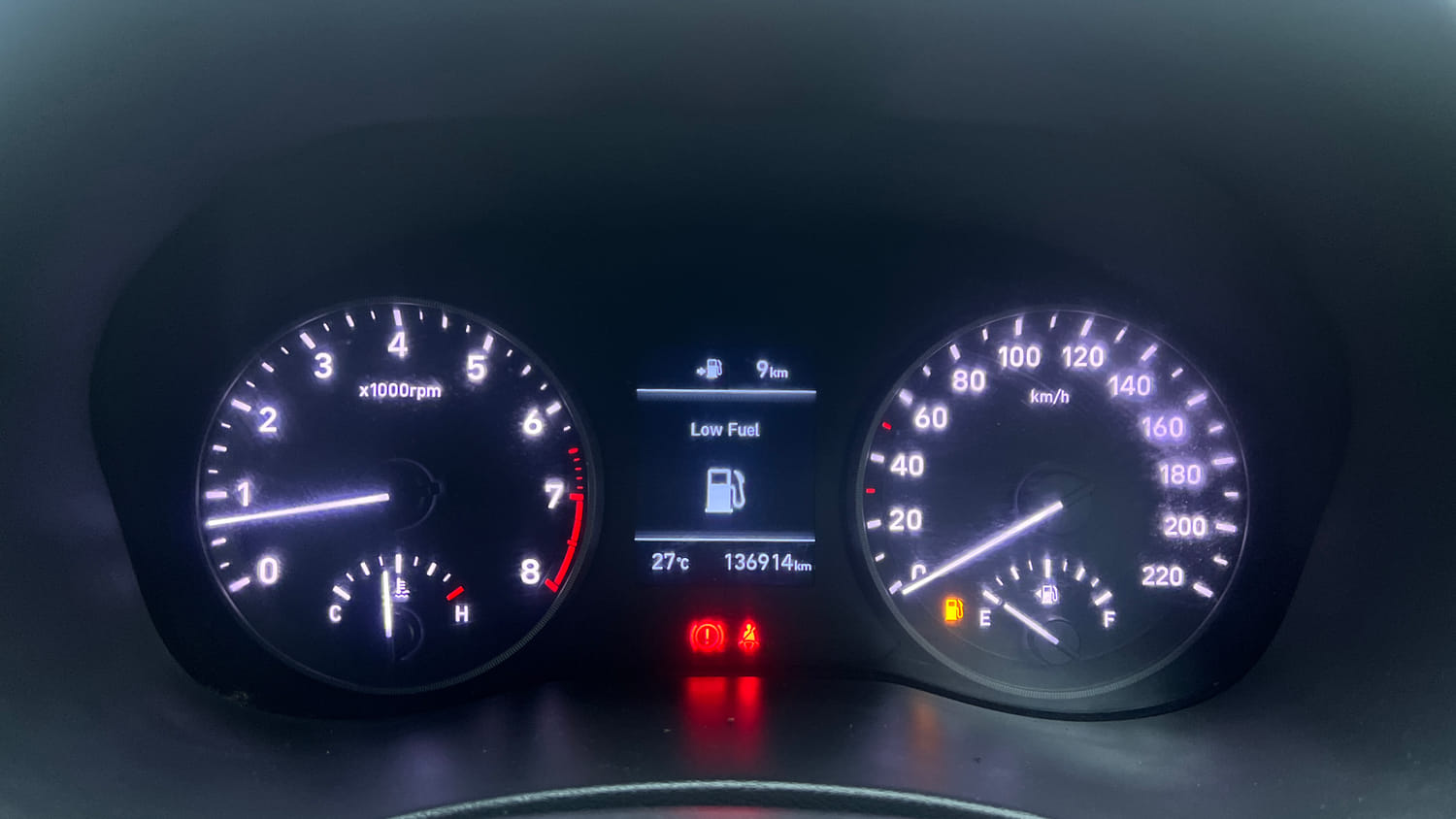 Used 2018 Hyundai Verna SX (O)1.6 VTVT Petrol Manual interior CLUSTERMETER VIEW
