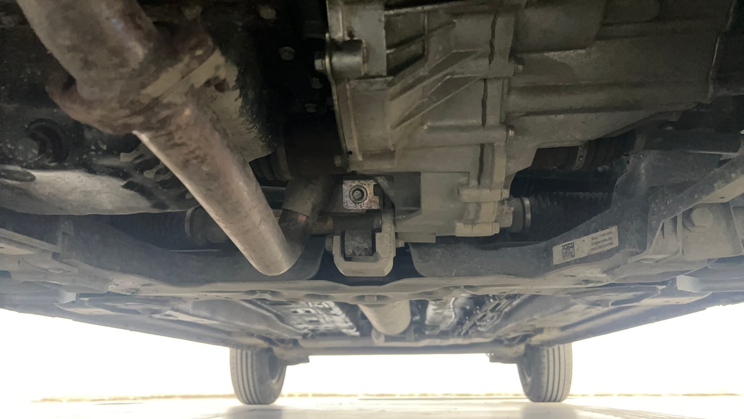 Used 2024 Tata Punch Pure MT Petrol Manual extra FRONT LEFT UNDERBODY VIEW