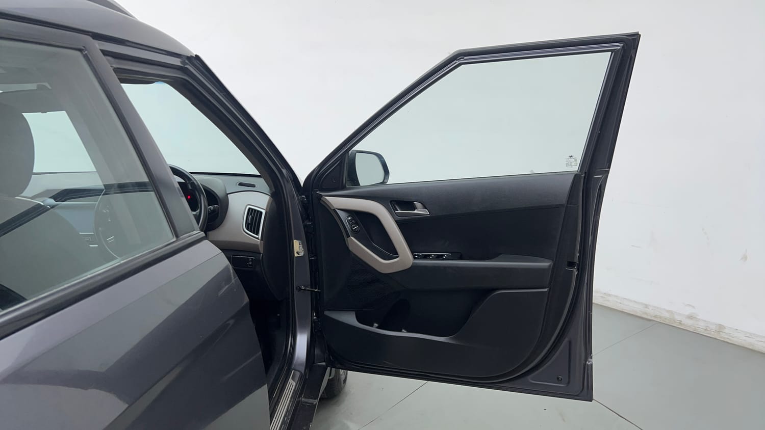 Used 2017 Hyundai Creta SX Plus 1.6 AT Petrol Petrol Automatic interior RIGHT FRONT DOOR OPEN VIEW