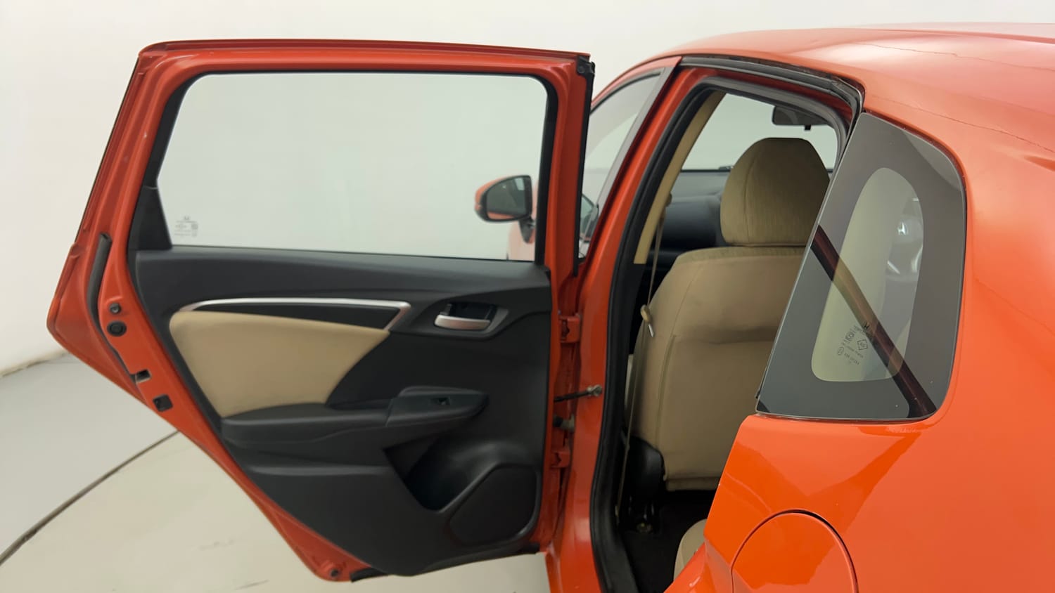 Used 2015 Honda Jazz V Petrol Petrol Manual interior LEFT REAR DOOR OPEN VIEW