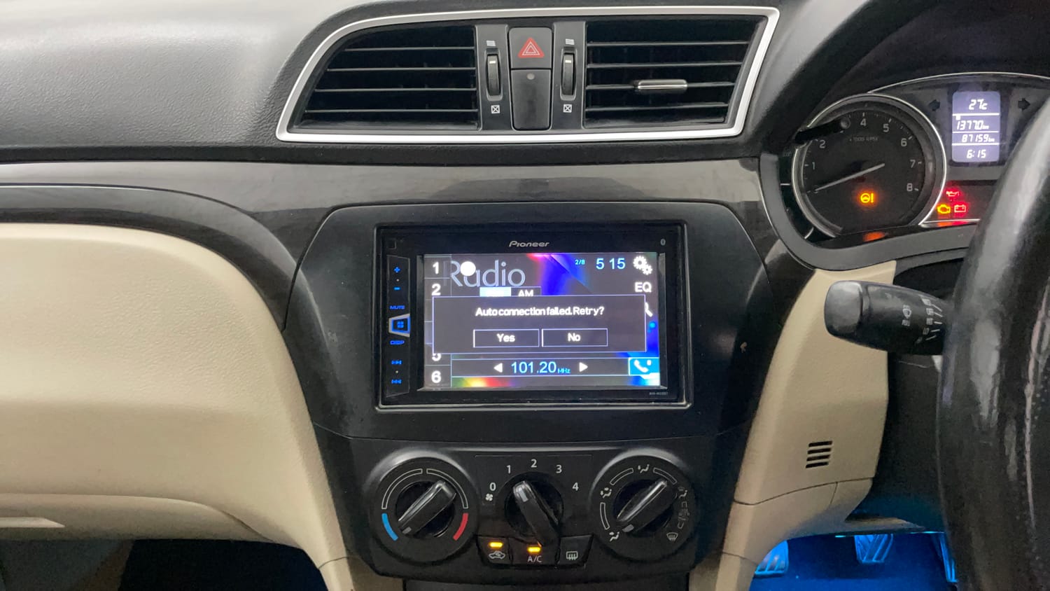 Used 2018 Maruti Suzuki Ciaz Sigma 1.4 MT Petrol Manual interior MUSIC SYSTEM & AC CONTROL VIEW