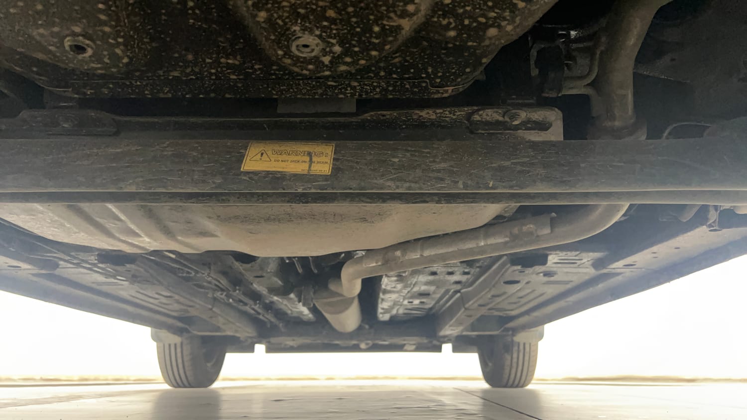 Used 2024 Tata Punch Pure MT Petrol Manual extra REAR UNDERBODY VIEW (TAKEN FROM REAR)