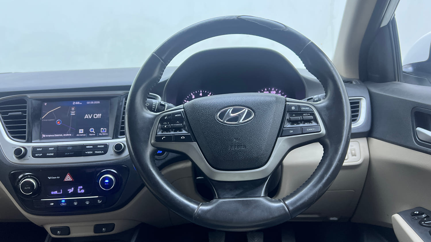 Used 2018 Hyundai Verna SX (O)1.6 VTVT Petrol Manual interior STEERING VIEW