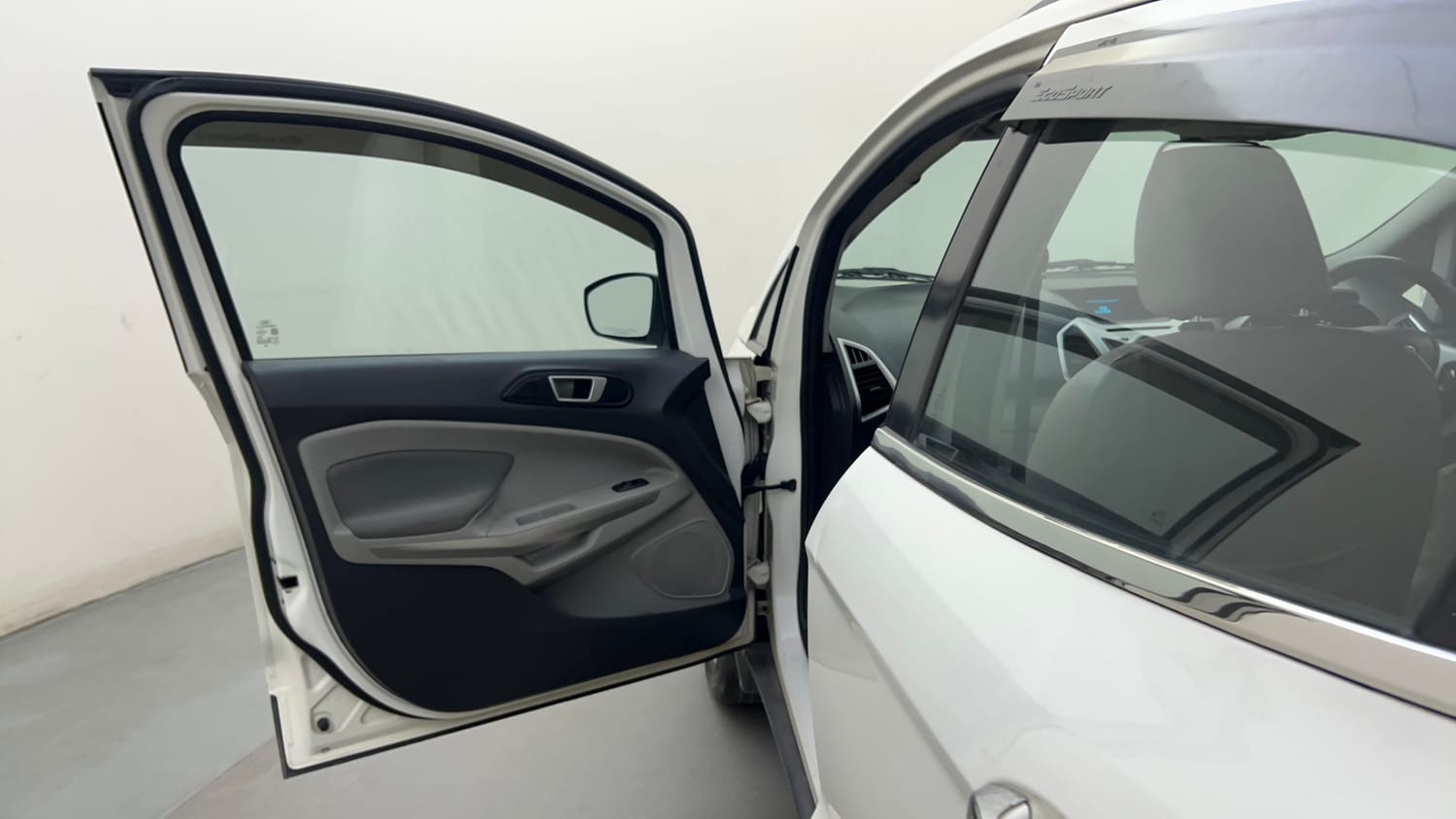 Used 2015 Ford EcoSport Titanium 1.5 TDCi Diesel Manual interior LEFT FRONT DOOR OPEN VIEW