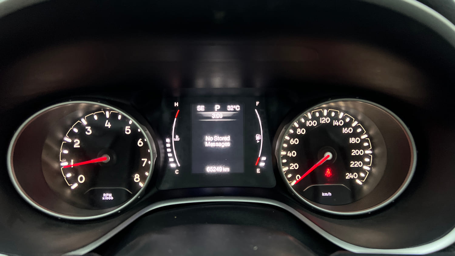 Used 2018 Jeep Compass Limited 1.4 Petrol AT Petrol Automatic interior CLUSTERMETER VIEW