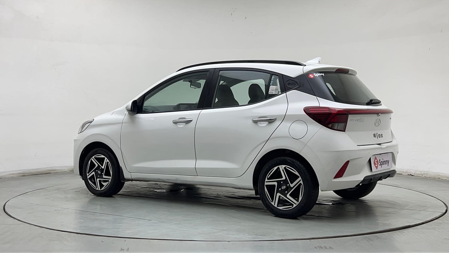 Used 2023 Hyundai Grand i10 Nios Asta 1.2 Kappa VTVT Petrol Manual exterior LEFT REAR CORNER VIEW