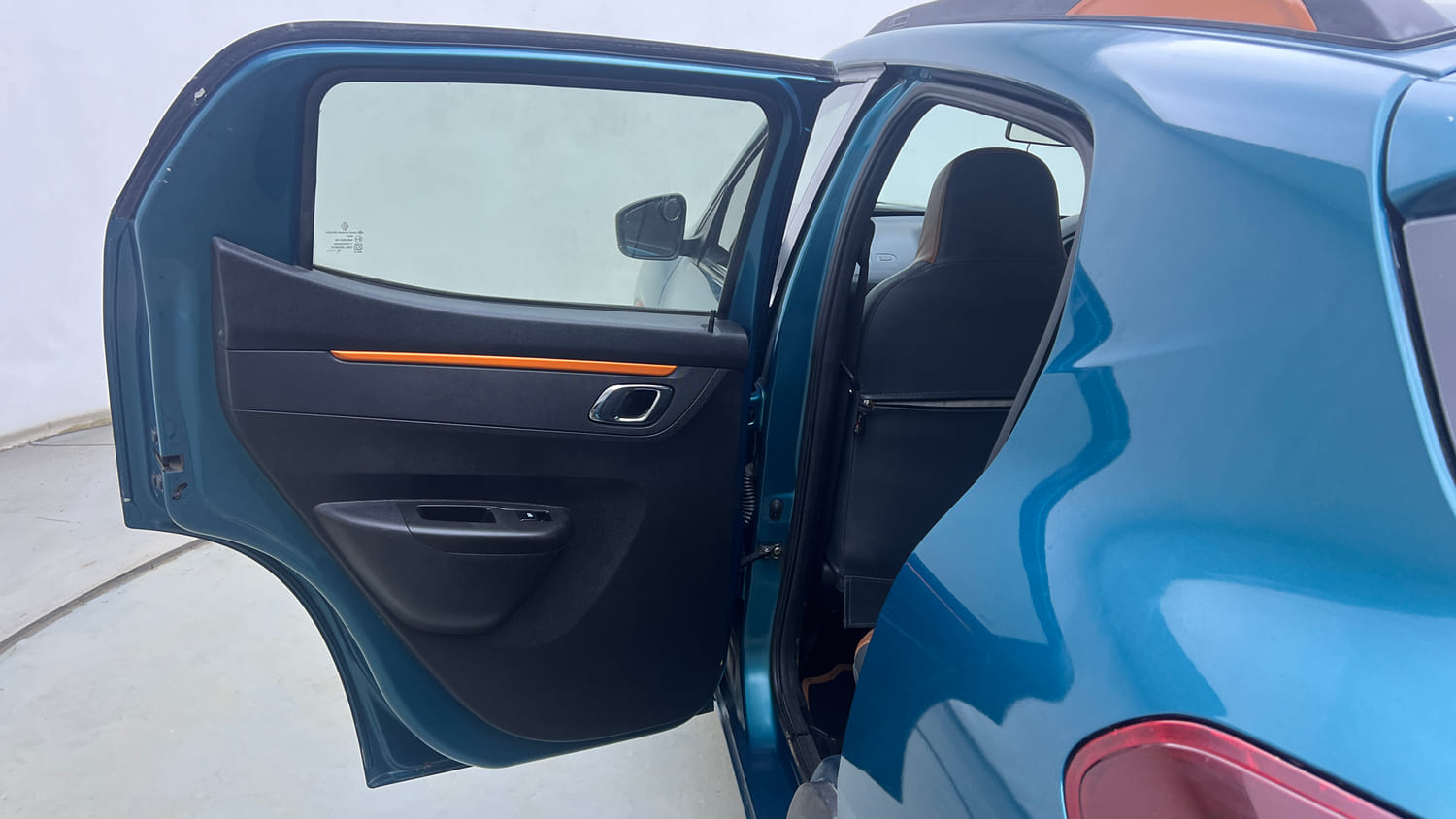 Used 2020 Renault Kwid CLIMBER 1.0 Opt Petrol Manual interior LEFT REAR DOOR OPEN VIEW