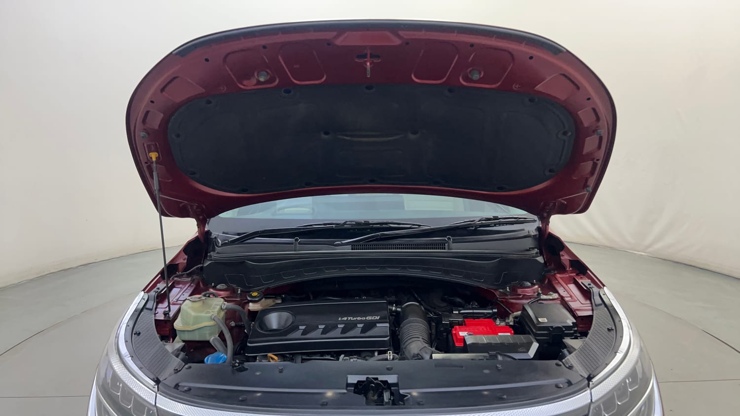 Used 2020 Kia Seltos GTX Plus 1.4 Petrol Manual engine ENGINE & BONNET OPEN FRONT VIEW