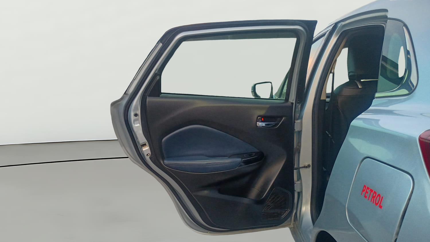 Used 2022 Maruti Suzuki Baleno Alpha MT Petrol Manual interior LEFT REAR DOOR OPEN VIEW