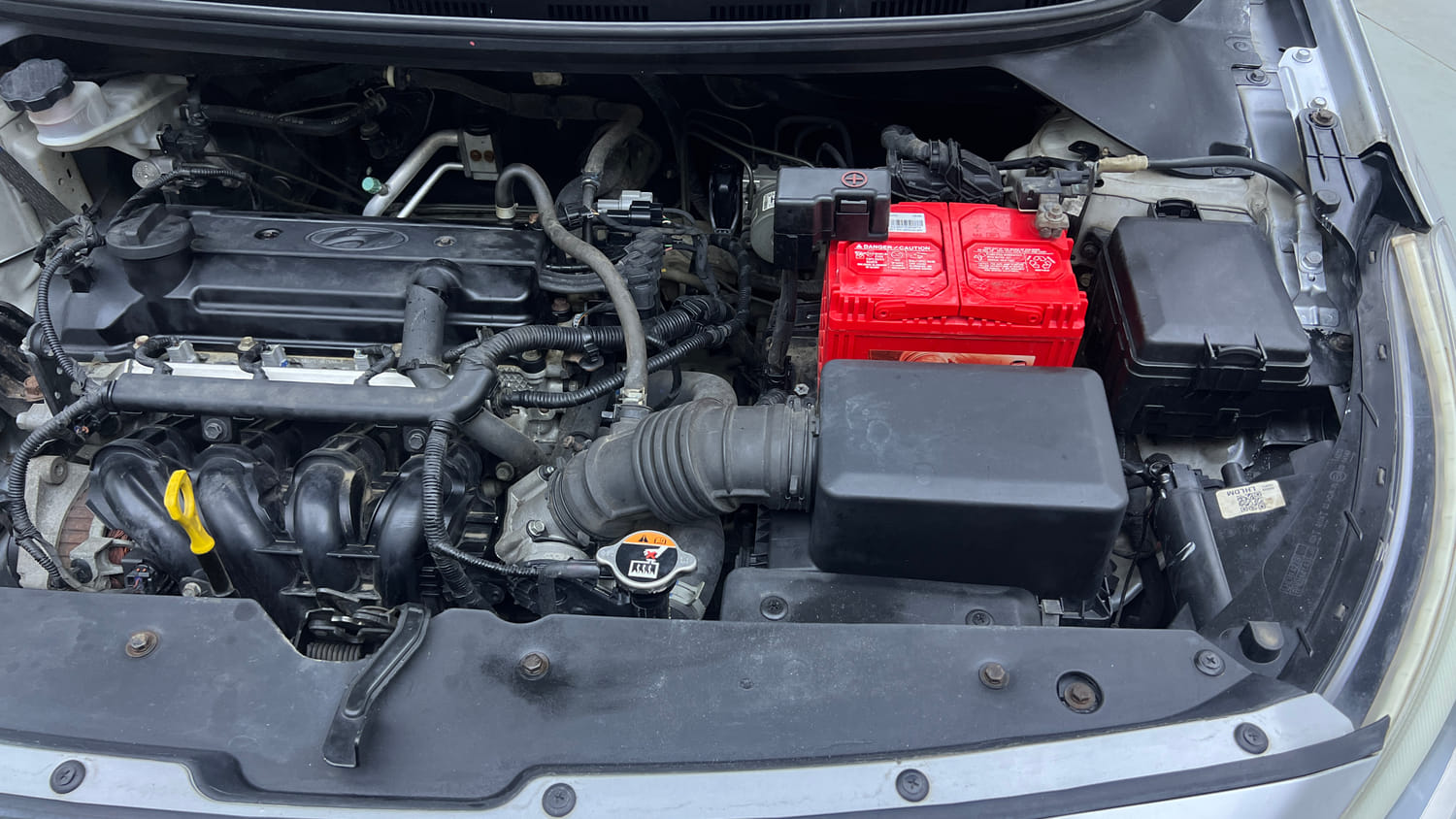 Used 2017 Hyundai Elite i20 Sportz 1.2 Petrol Manual engine ENGINE LEFT SIDE VIEW
