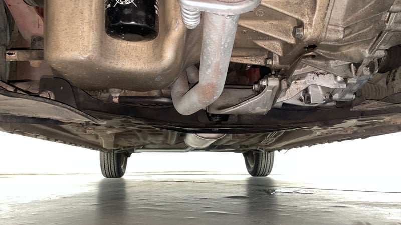 Used 2018 Maruti Suzuki Ignis Alpha 1.2 AMT Petrol Automatic extra FRONT LEFT UNDERBODY VIEW