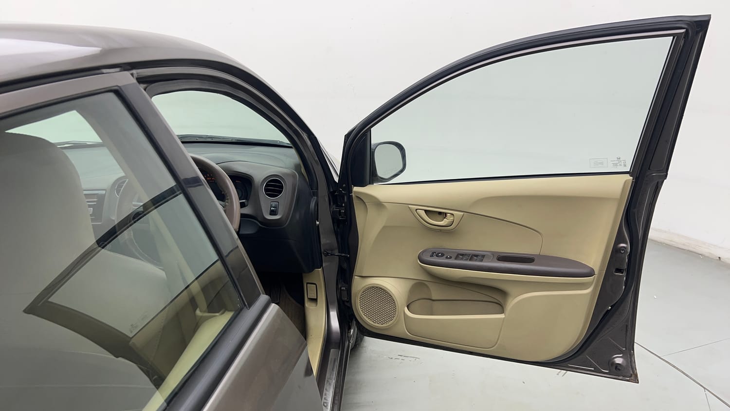 Used 2013 Honda Amaze 1.2 S i-VTEC Petrol Manual interior RIGHT FRONT DOOR OPEN VIEW