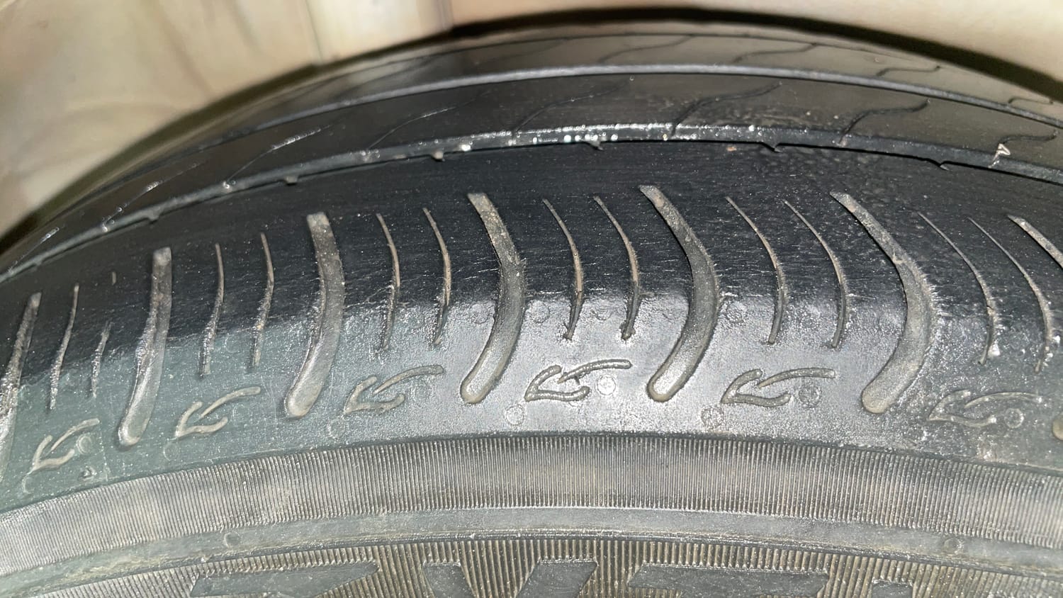 Used 2018 Honda Jazz VX Petrol Petrol Manual tyres RIGHT REAR TYRE TREAD VIEW