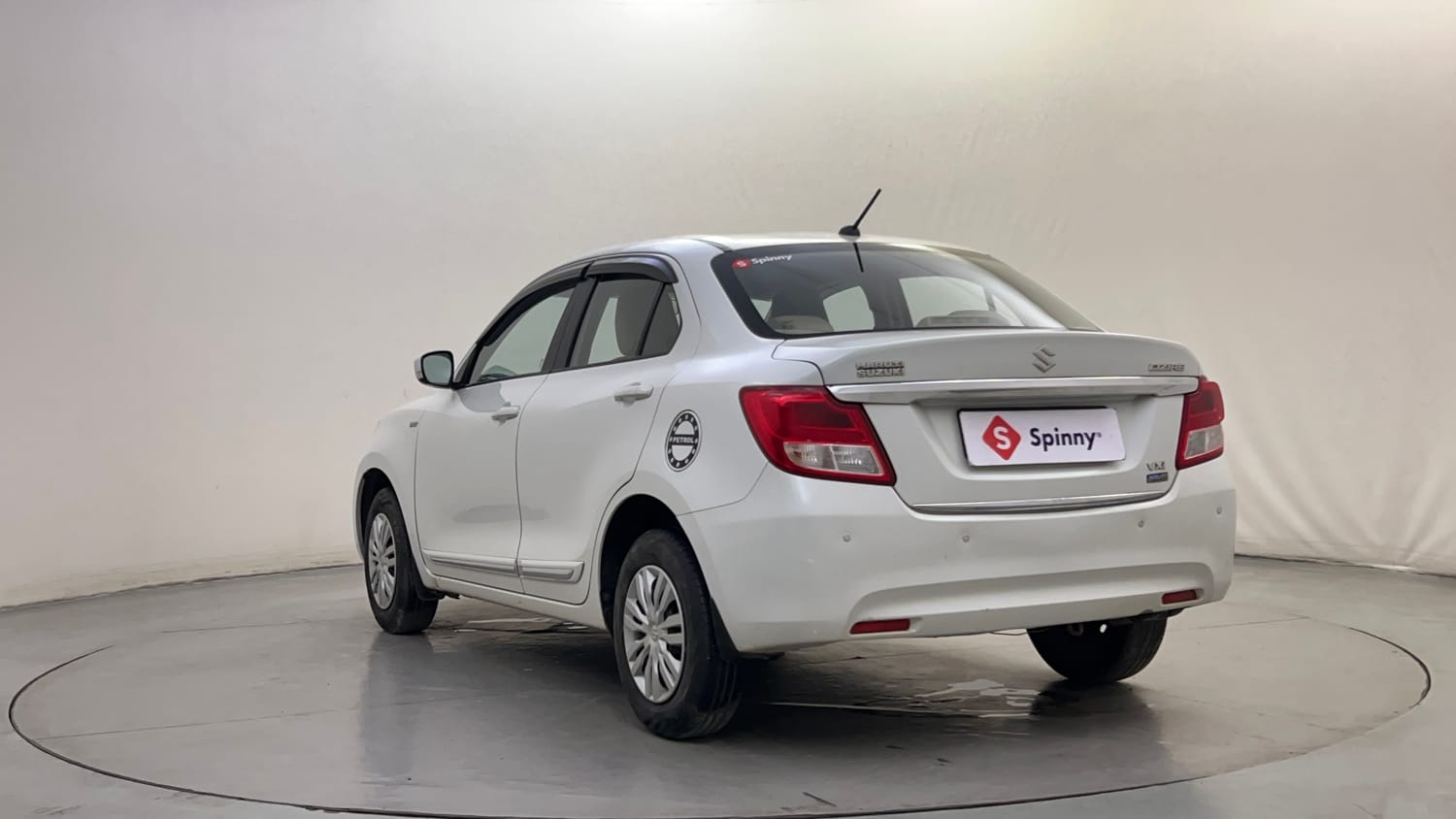 Used 2018 Maruti Suzuki Dzire VXi AMT Petrol Automatic exterior LEFT REAR CORNER VIEW