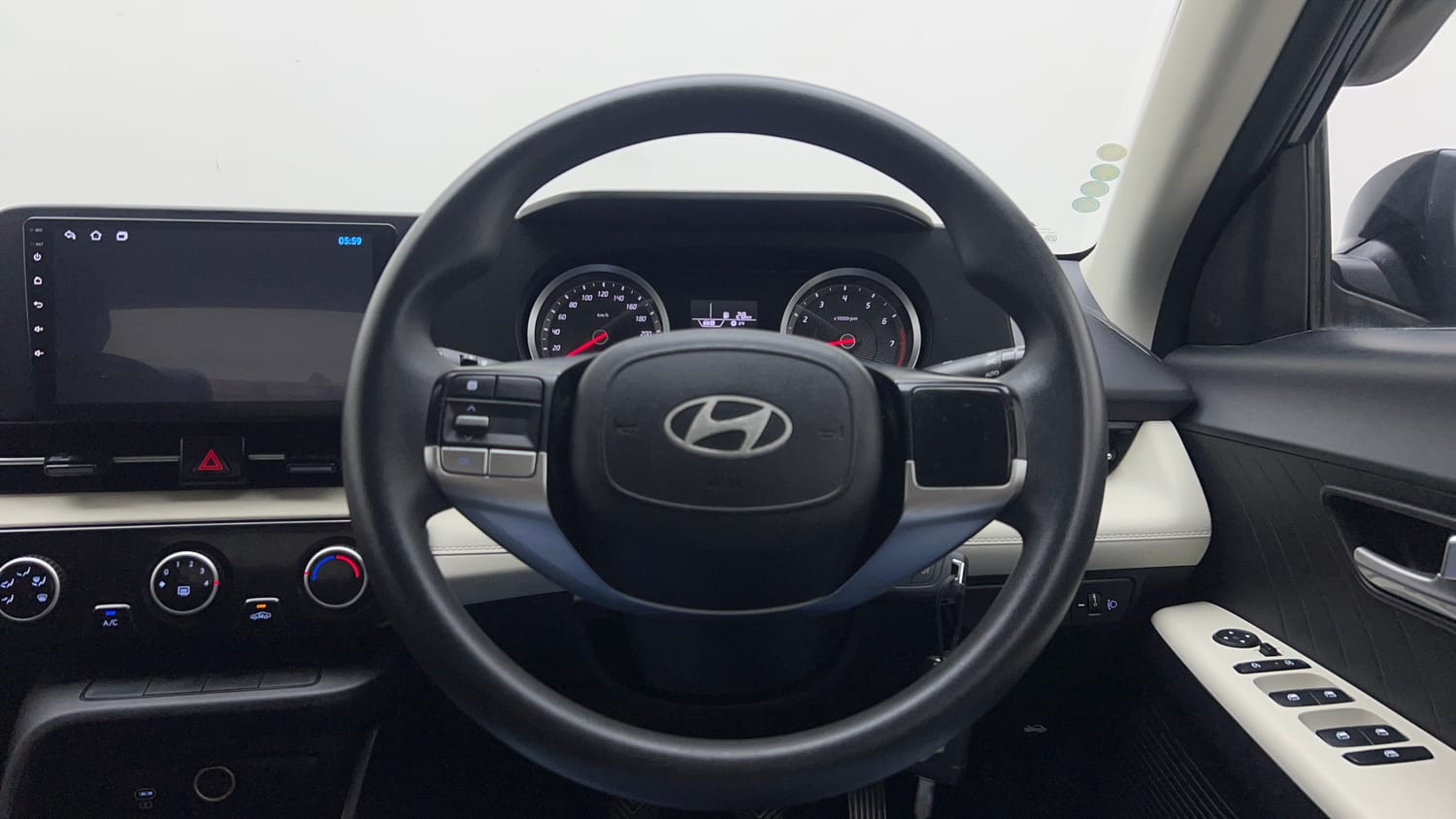 Used 2023 Hyundai Verna EX 1.5 Petrol MT Petrol Manual interior STEERING VIEW