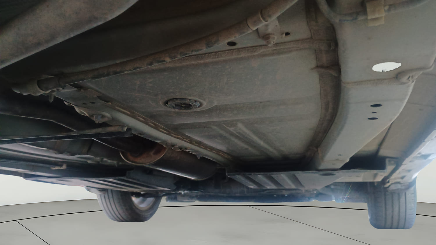 Used 2022 Maruti Suzuki Baleno Alpha MT Petrol Manual extra REAR RIGHT UNDERBODY VIEW