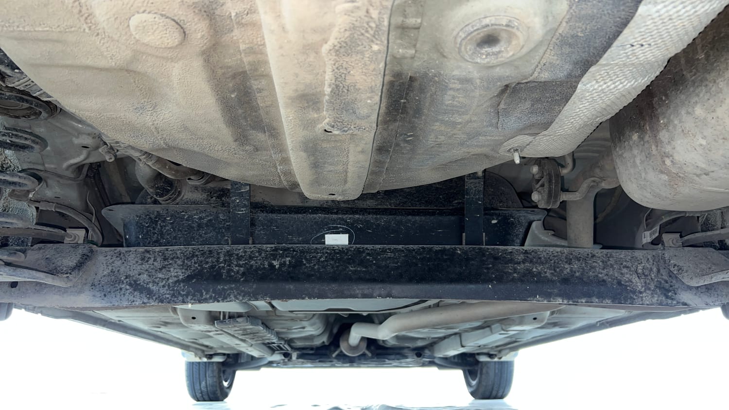 Used 2023 Hyundai Grand i10 Nios Asta 1.2 Kappa VTVT Petrol Manual extra REAR UNDERBODY VIEW (TAKEN FROM REAR)