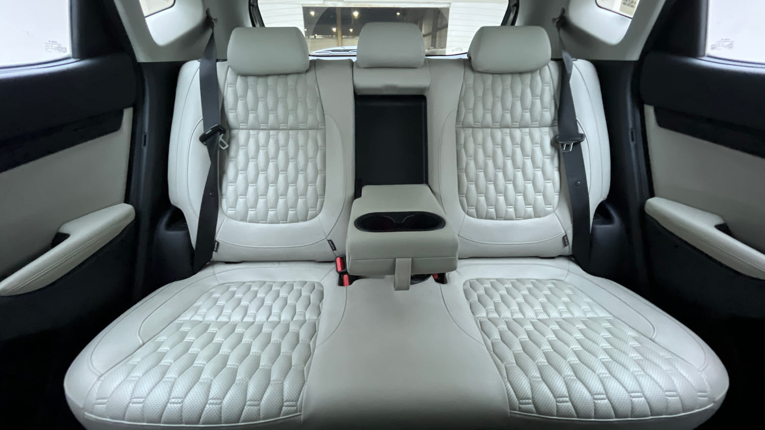 Used 2022 kia Seltos HTX 1.5 IVT Petrol Automatic interior REAR SEAT CONDITION VIEW