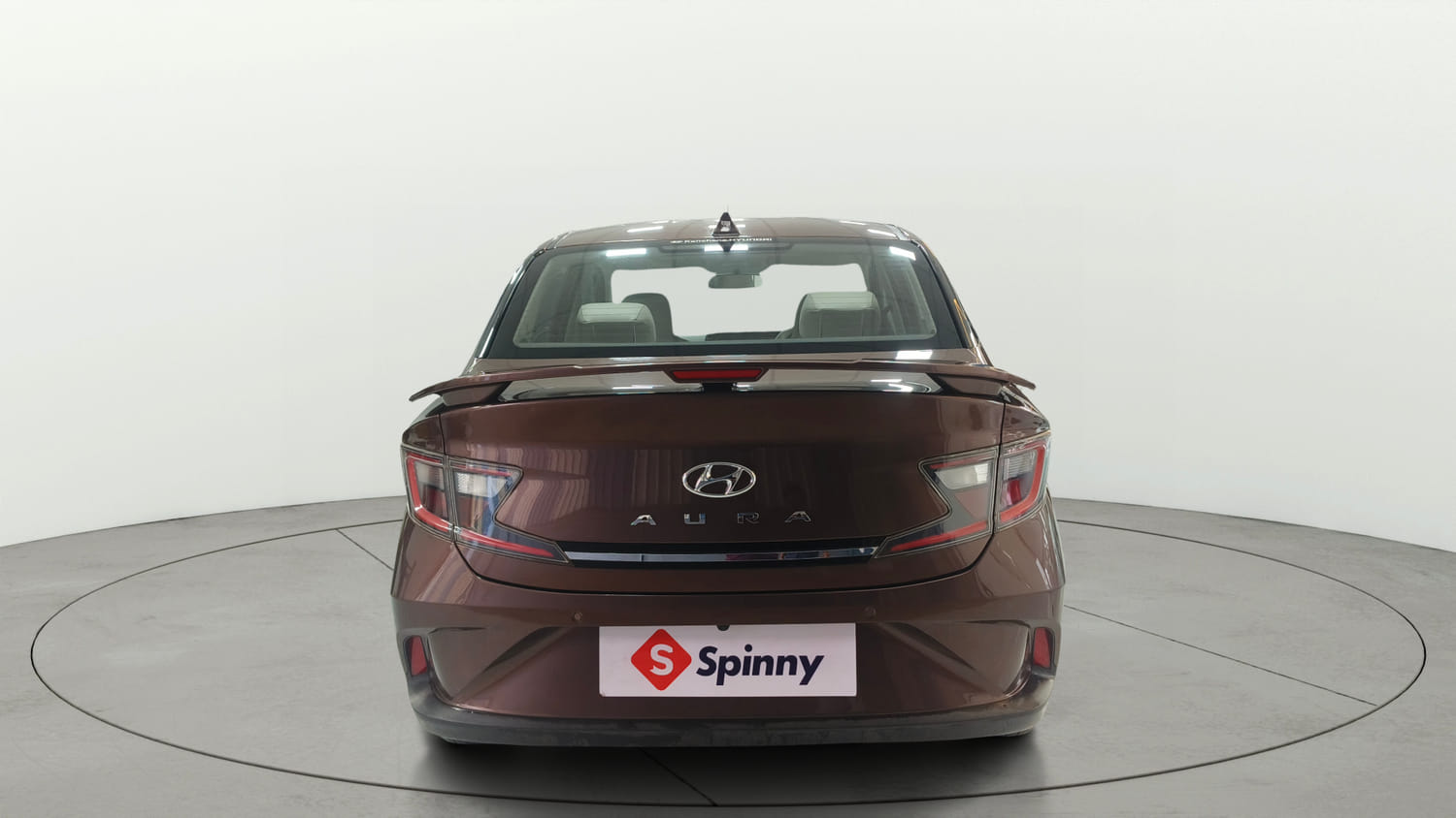 Used 2022 Hyundai Aura SX 1.2 Petrol Petrol Manual exterior BACK VIEW