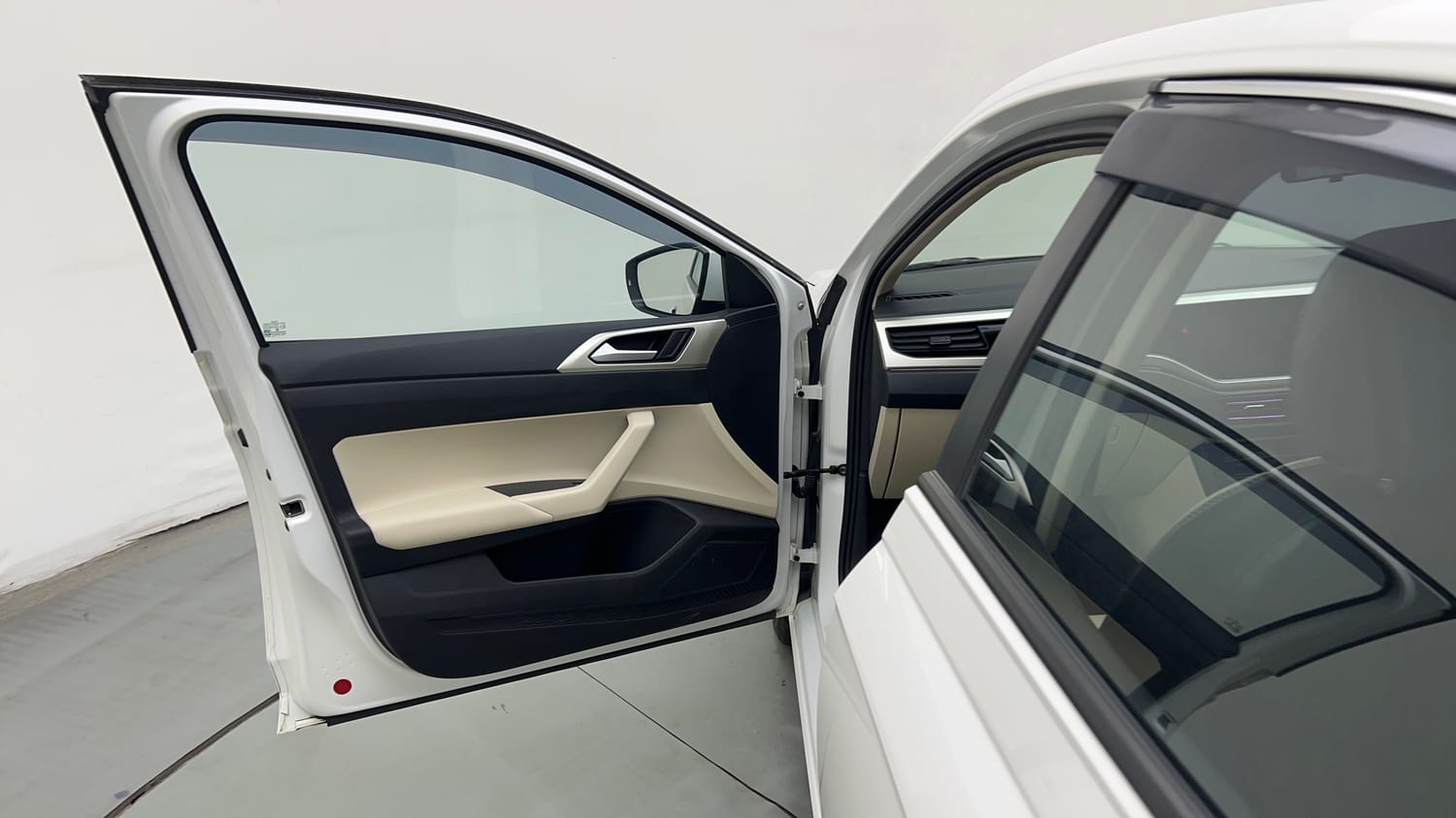Used 2024 Volkswagen Virtus Highline 1.0 TSI MT Petrol Manual interior LEFT FRONT DOOR OPEN VIEW
