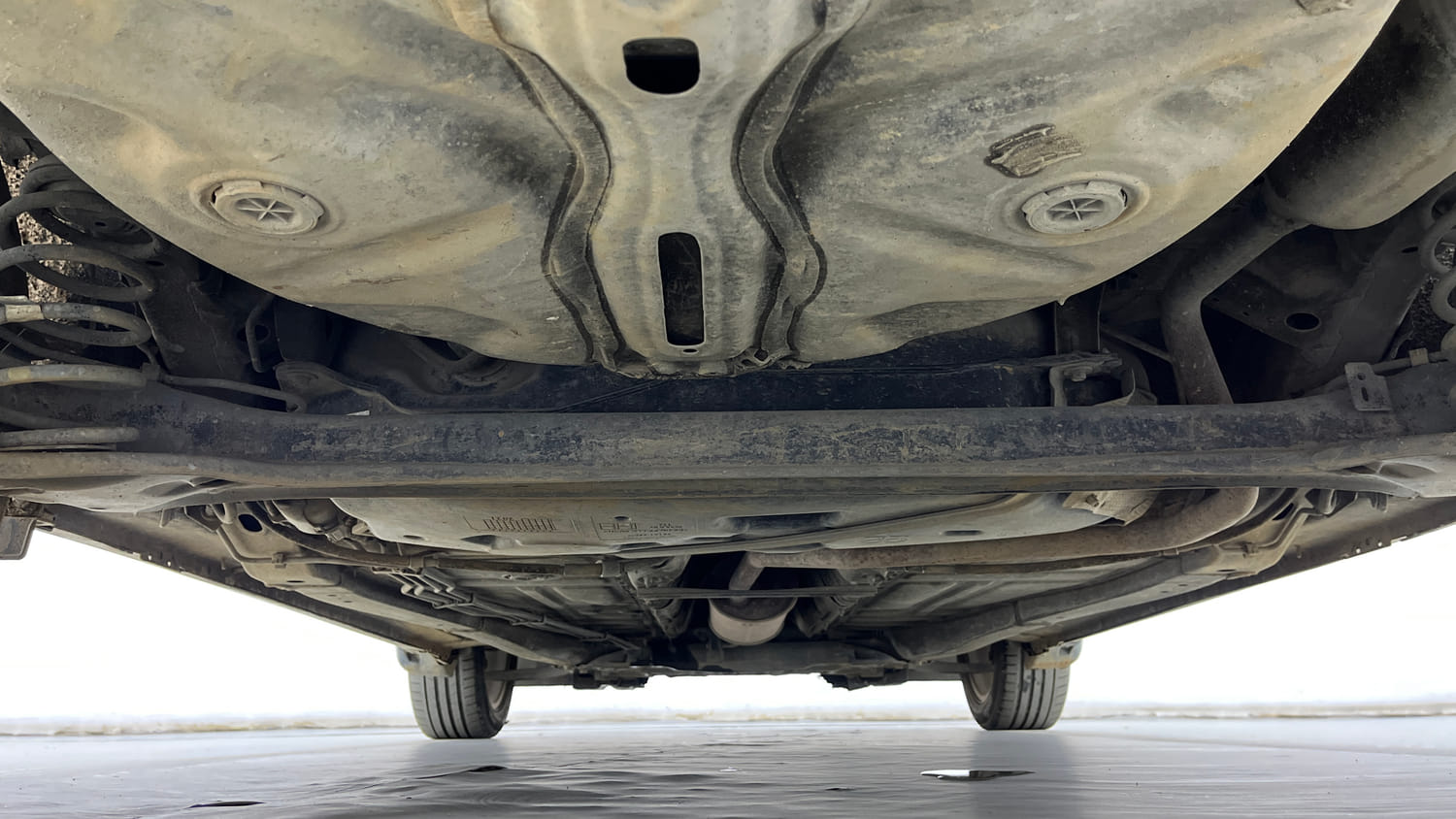 Used 2021 Maruti Suzuki Baleno Alpha Automatic Petrol Automatic extra REAR UNDERBODY VIEW (TAKEN FROM REAR)