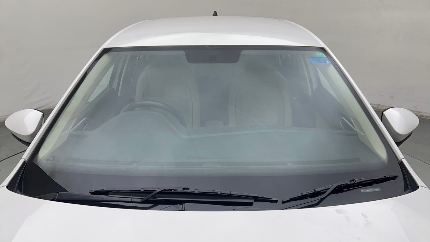 Used 2024 Volkswagen Virtus Highline 1.0 TSI MT Petrol Manual exterior FRONT WINDSHIELD VIEW